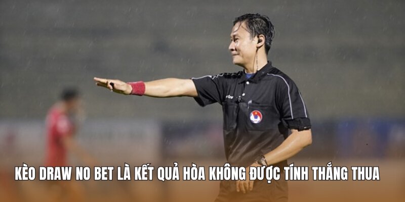 Kèo Draw No Bet là kết quả hòa không được tính thắng thua