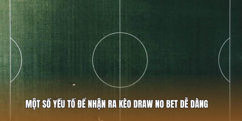 Một số yếu tố để nhận ra kèo Draw No Bet dễ dàng
