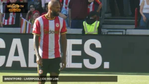 Igor Thiago thi đấu trong màu áo Brentford năm 2026