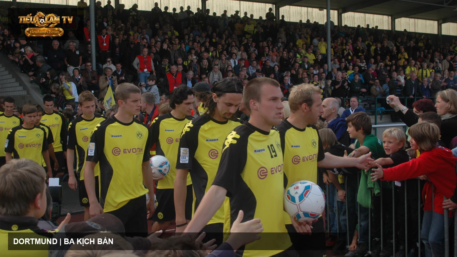 Đội hình Borussia Dortmund trước trận đấu