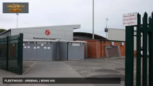 Lối vào dành cho cổ động viên Fleetwood Town tại Highbury
