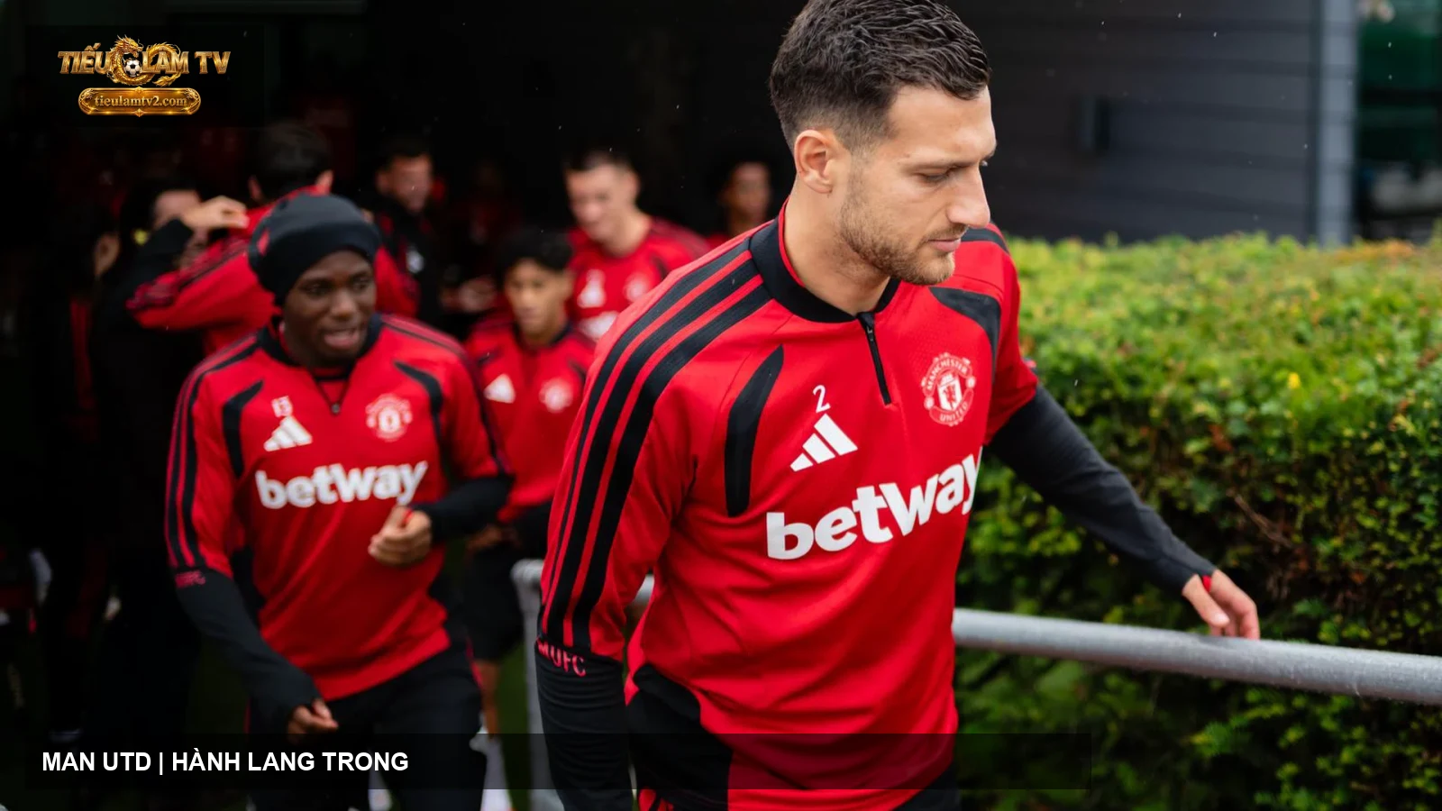 Cầu thủ Manchester United trên sân tập