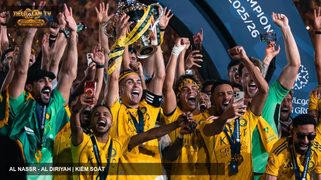 Al Nassr trong ngày vô địch Saudi Pro League