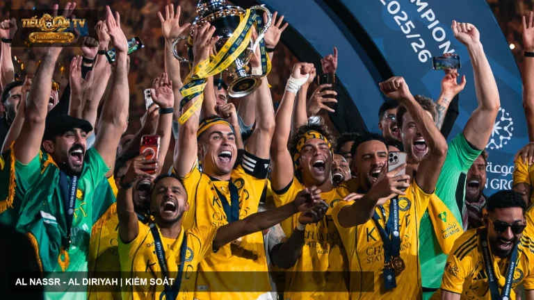 Al Nassr trong ngày vô địch Saudi Pro League