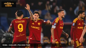 Roma trong chiến thắng 2-0 trước Genoa tại Olimpico